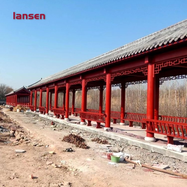 仿古木材批发市场与园林古建工程 传承与创新的交汇点